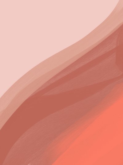 Warme Blush-Abstraktion von Studio Palette