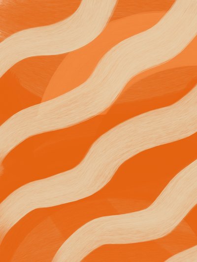 Warmes Wellenmuster von Studio Palette
