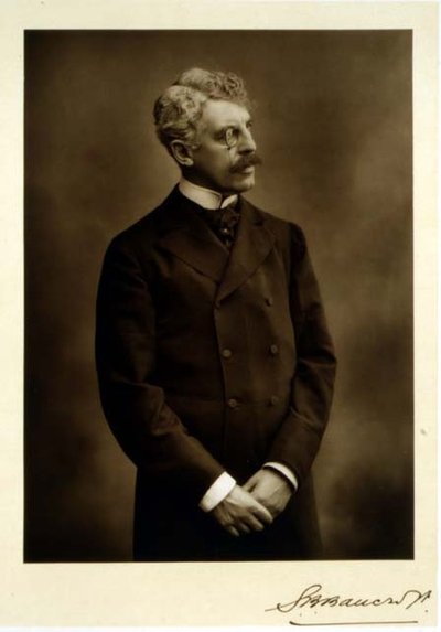 Sir Squire Bancroft (1841-1926), Schauspieler und Theatermanager, Porträtfotografie von Studio Walery