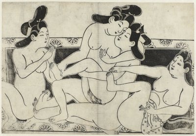 Erotische Darstellung von Sugimura Jihei (attributed to)
