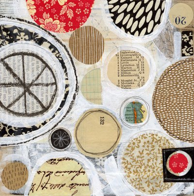 Eklektische Kreis-Collage von Susan Black
