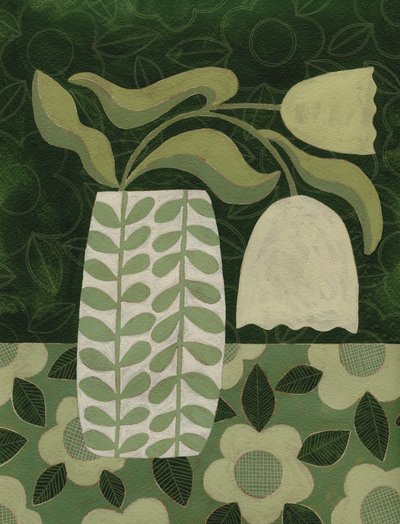 Moderne grüne Botanicals von Susan Black
