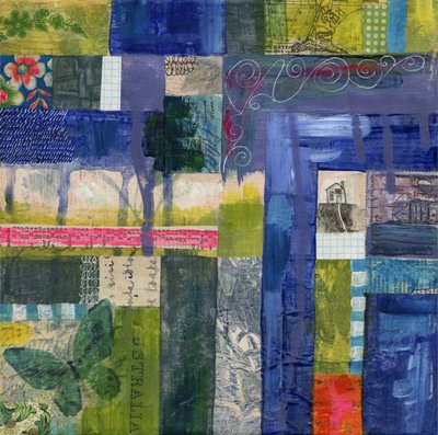 Lebendiges Mosaik-Tapisserie von Susan Black