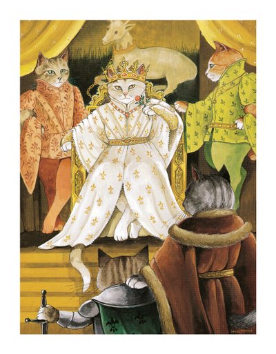 Illustration aus Shakespeare Cats: Poster Book (veröff. 2016) von Susan Herbert