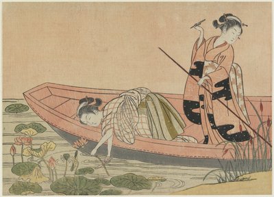 Mitate von Zhou Maoshu, nach 1765 (Farbholzschnitt) von Suzuki Harunobu