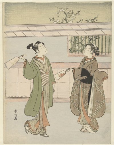 Federball spielen von Suzuki Harunobu