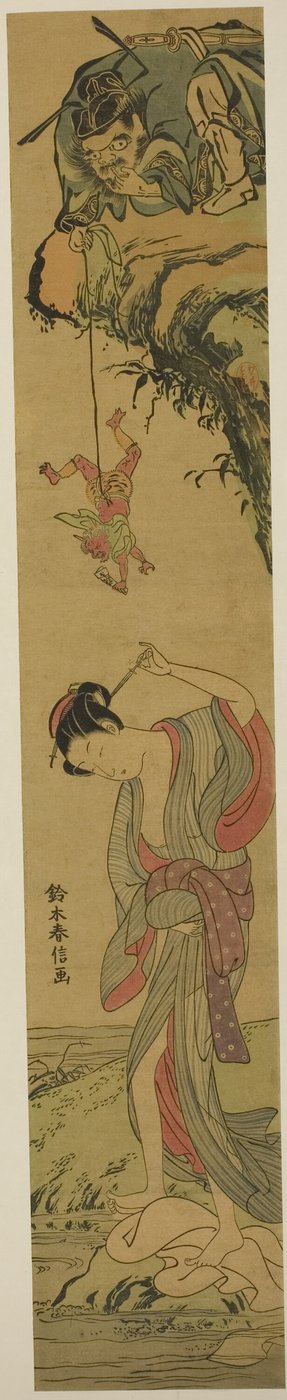 Shoki verliebt von Suzuki Harunobu