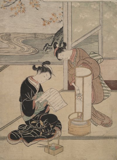 Das Abendglühen der Lampe: Acht Salonansichten von Suzuki Harunobu