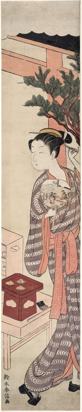 Der Teestand - Kagiya Osen von Suzuki Harunobu
