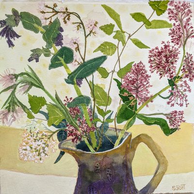 Frühlingsblumen mit Baldrian, 2020 von Suzy Fasht