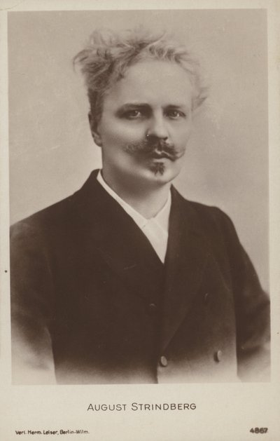 August Strindberg (1849-1912), schwedischer Dramatiker, Schriftsteller, Dichter und Künstler von Swedish Photographer