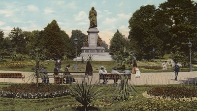 Stockholm: Partie vom Linnépark (Farbfoto) von Swedish Photographer