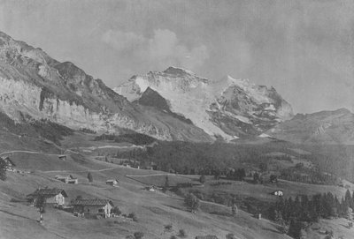 Die Jungfrau, Ansicht von Wengen von Swiss Photographer