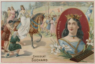 Bertha von Schwaben, Königin von Rudolf II. von Burgund von Swiss School