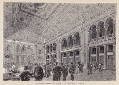 Der Börsensaal in Zürich von Swiss School