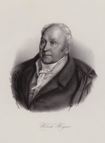 Hegner Ulrich, Schweizer Schriftsteller und Politiker von Swiss School