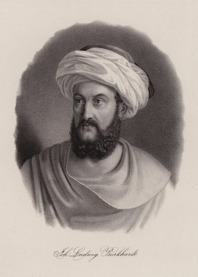 Johann Ludwig Burckhardt, Schweizer Reisender und Geograph von Swiss School