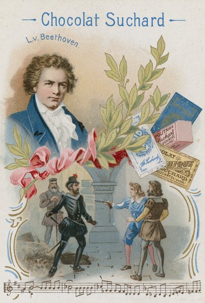 Ludwig van Beethoven, deutscher Komponist und Pianist von Swiss School