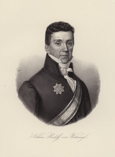 Niklaus Rudolf von Wattenwyl, Schweizer General und letzter Bürgermeister der Restauration in der Stadt Bern von Swiss School