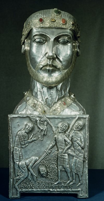 Reliquienkopf des hl. Candidus, ca. 1165 von Swiss School