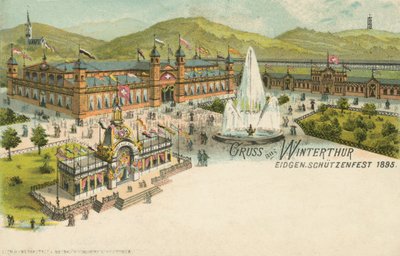 Das Schützenfest von 1895 in Winterthur, Schweiz von Swiss School