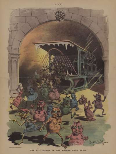 Die bösen Geister der modernen Tagespresse von Sydney B. Griffin