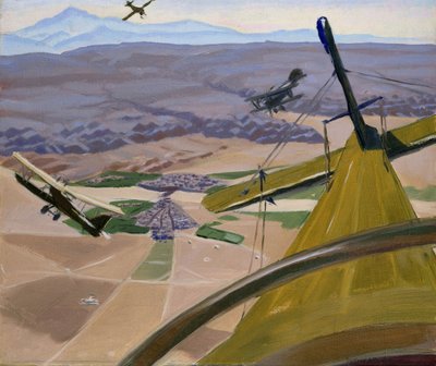 Über die Hügel von Kurdistan: Flug über Kirkuk, 1919 von Sydney Carline