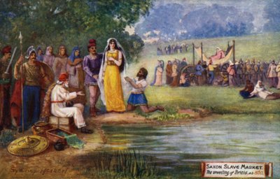 Sächsischer Sklavenmarkt, die Enthüllung von Britis, 800 n. Chr. von Sydney Herbert