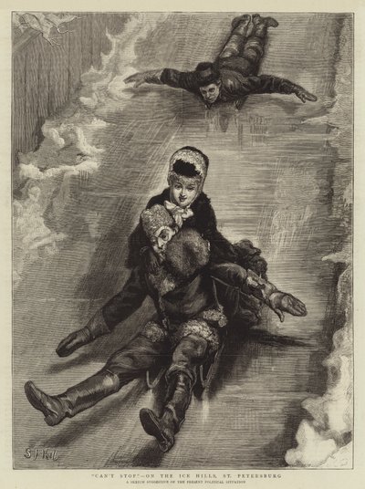Kann nicht aufhören, auf den Eisbergen, St. Petersburg von Sydney Prior Hall