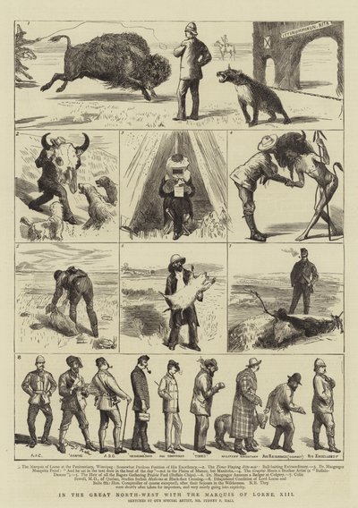 Im Großen Nordwesten mit dem Marquis von Lorne, XIII von Sydney Prior Hall