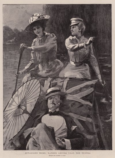 Heimgekehrt, etwas besser als der Tugela von Sydney Prior Hall