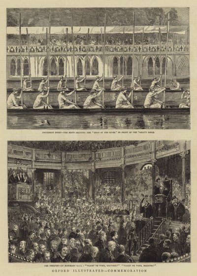Oxford illustriert, Feierlichkeiten von Sydney Prior Hall