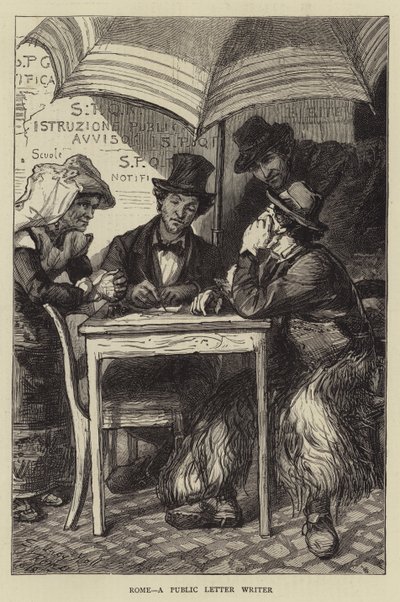 Rom, ein öffentlicher Briefschreiber von Sydney Prior Hall