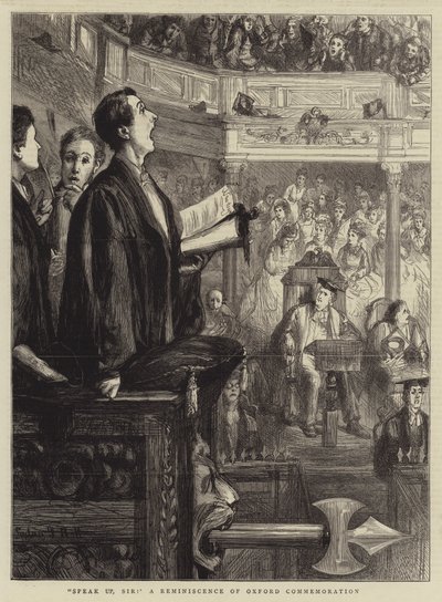Sprechen Sie lauter, Sir! Eine Erinnerung an die Oxford-Feierlichkeiten von Sydney Prior Hall