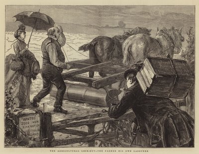 Die landwirtschaftliche Aussperrung, der Bauer als eigener Arbeiter von Sydney Prior Hall