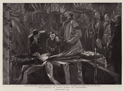 Das Begräbnis von Prinz Henry von Battenberg von Sydney Prior Hall