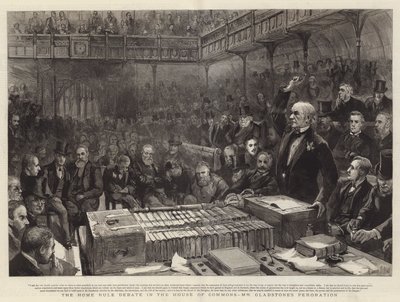 Die Home-Rule-Debatte im Unterhaus, Mr. Gladstones Schlusswort von Sydney Prior Hall