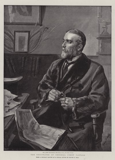 Der Urheber des Imperial Penny Postage von Sydney Prior Hall