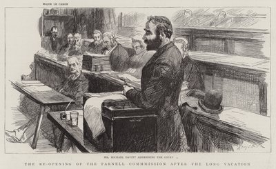 Die Wiedereröffnung der Parnell-Kommission nach den langen Ferien von Sydney Prior Hall