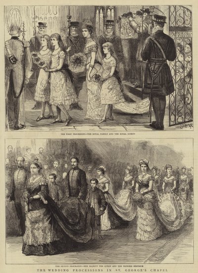 Die Hochzeitsprozessionen in der St. George