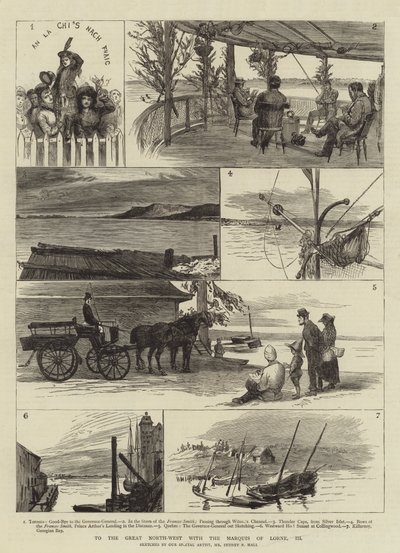 In den großen Nordwesten mit dem Marquis von Lorne, III von Sydney Prior Hall