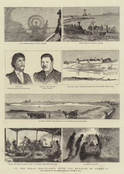 In den großen Nordwesten mit dem Marquis von Lorne, V von Sydney Prior Hall