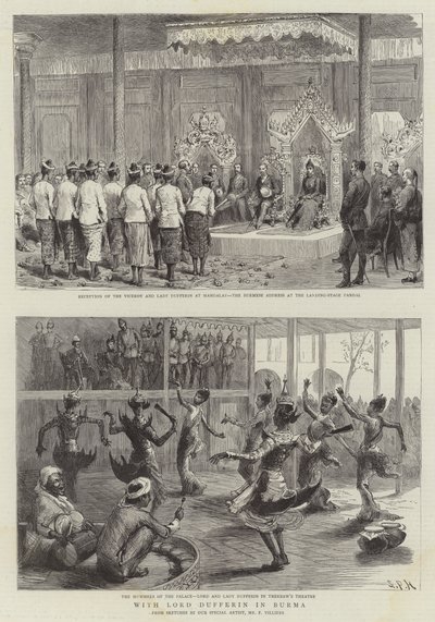 Mit Lord Dufferin in Burma von Sydney Prior Hall