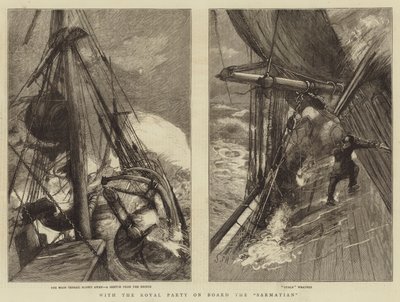 Mit der königlichen Gesellschaft an Bord der Sarmatian von Sydney Prior Hall