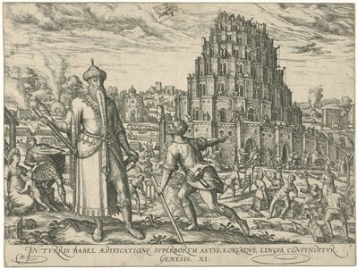 Turm von Babel
Figurae et imagines bibliorum (Serientitel) von Symon Novelanus (attributed to)
