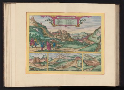 Ansicht der Alhambra und der Stadt Granada von Symon Novelanus (possibly)