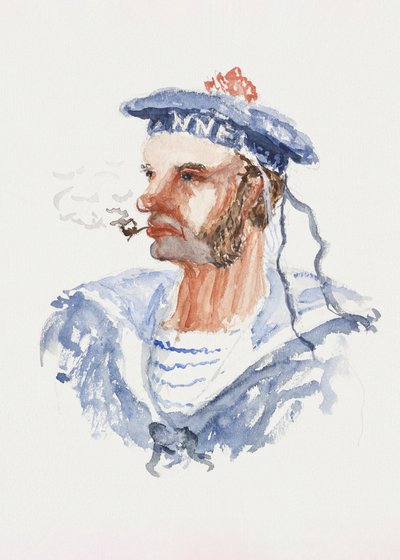 Marin (ca. 1879–1880) von TOULOUSE LAUTREC
