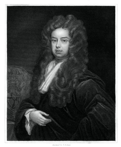John Somers, 1. Baron Somers, Lord High Chancellor von England, 1833 von T. A. Dean
