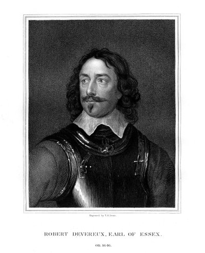 Robert Devereux, 3. Earl of Essex, 1827 von T. A. Dean