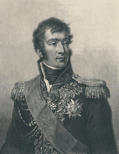 Marschall August-Frédéric-Louis Viesse De Marmont, Herzog von Ragusa, um 1810, 1896 von T. Johnson